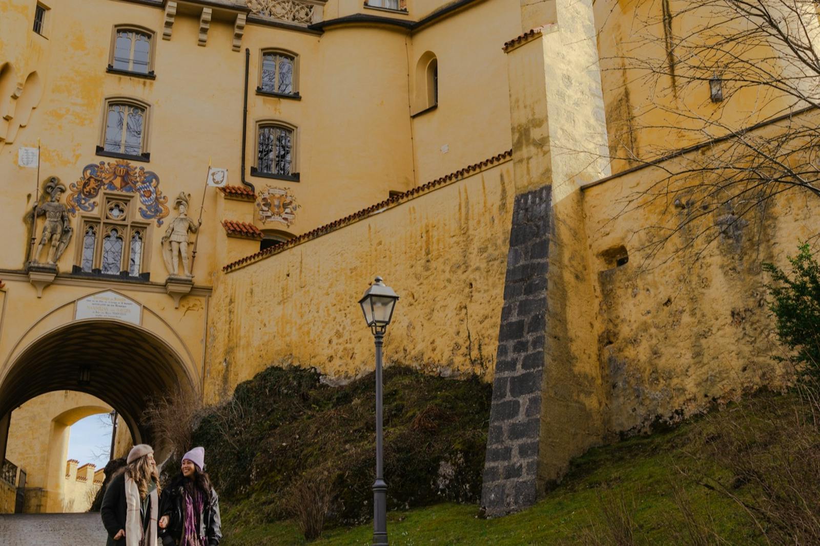 Neuschwansteinin linna alhaalta katsottuna